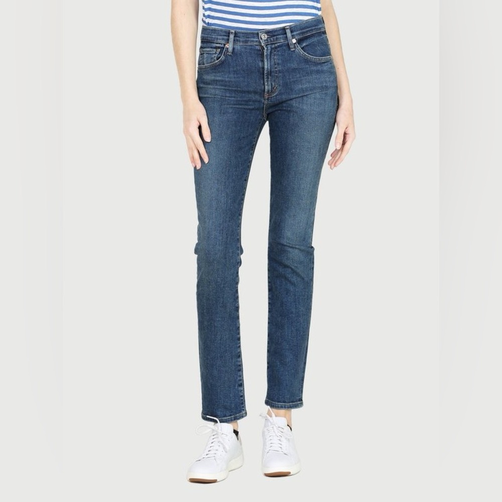 Citizens Of Humanity Size 28 Jeans Mid Rise Skyla Cigarette Stretch In Charisma